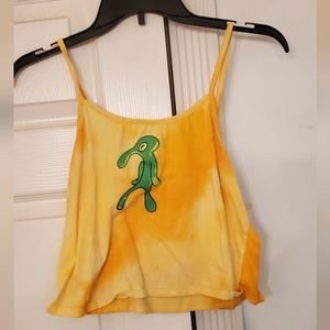 Hot Topic squidward crop top